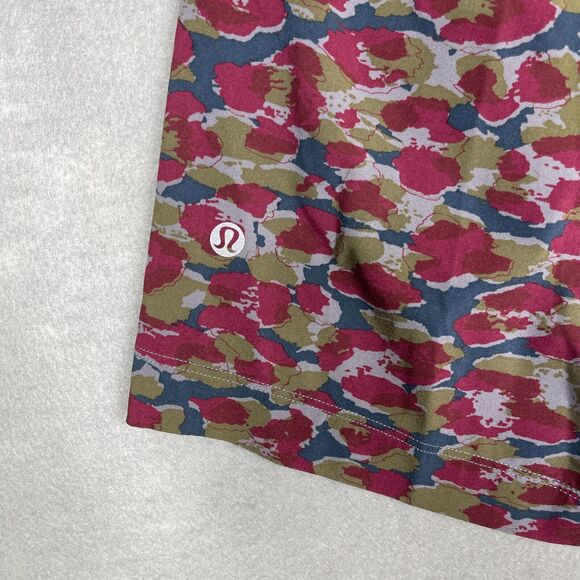 Lululemon Shorts Men's Medium 11" Core Linerless Urban Leopard Red - Picture 4 of 10